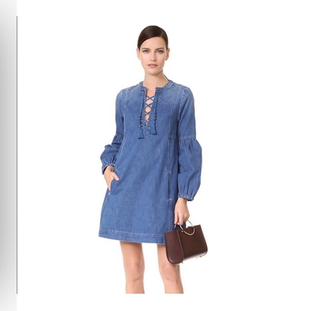 Ulla Johnson Deren Denim Dress